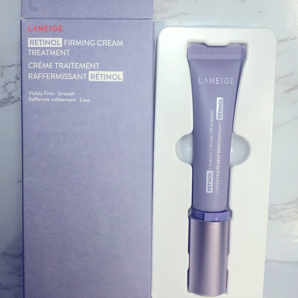 LANEIGE RETINOL FIRMING CREAM TREATMENT , VISIBLY FIRM & SMOOTH SKIN.